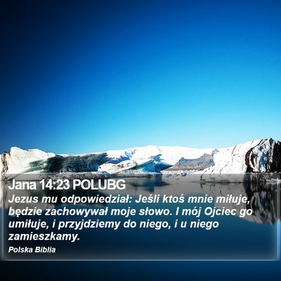 Jana 14:23 POLUBG Bible Verse Image
