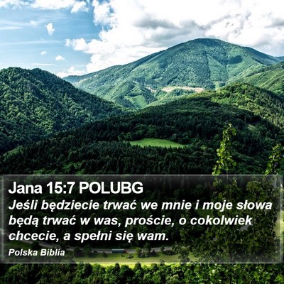 Jana 15:7 POLUBG Bible Verse Image
