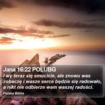 Jana 16:22 POLUBG Bible Verse Image
