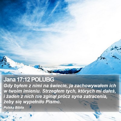 Jana 17:12 POLUBG Bible Verse Image