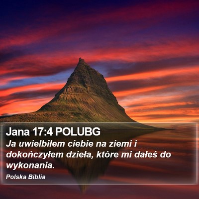 Jana 17:4 POLUBG Bible Verse Image