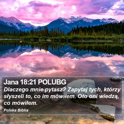 Jana 18:21 POLUBG Bible Verse Image