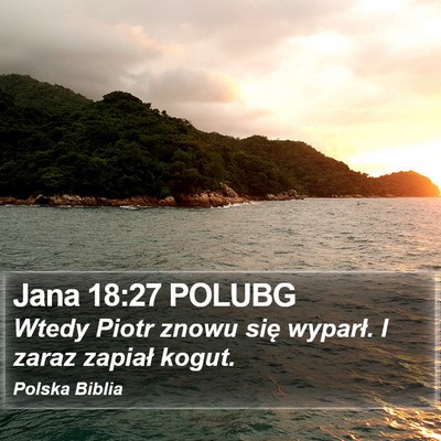 Jana 18:27 POLUBG Bible Verse Image