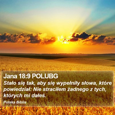 Jana 18:9 POLUBG Bible Verse Image