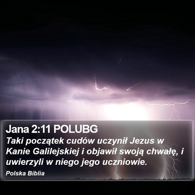 Jana 2:11 POLUBG Bible Verse Image