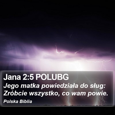 Jana 2:5 POLUBG Bible Verse Image