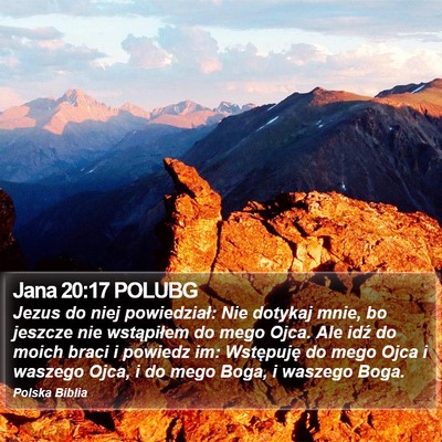 Jana 20:17 POLUBG Bible Verse Image