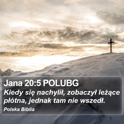 Jana 20:5 POLUBG Bible Verse Image