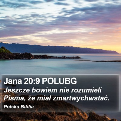 Jana 20:9 POLUBG Bible Verse Image