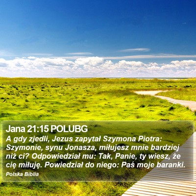 Jana 21:15 POLUBG Bible Verse Image