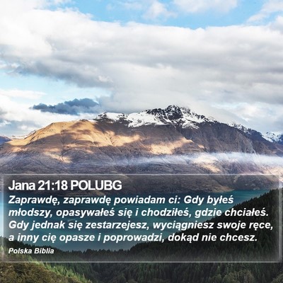 Jana 21:18 POLUBG Bible Verse Image