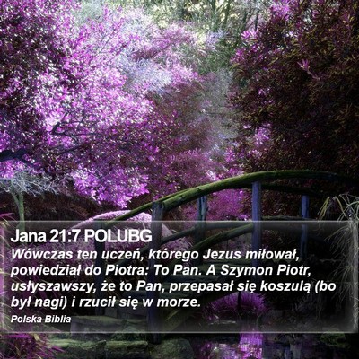 Jana 21:7 POLUBG Bible Verse Image