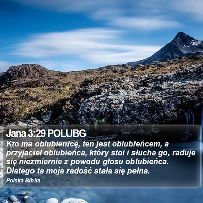 Jana 3:29 POLUBG Bible Verse Image