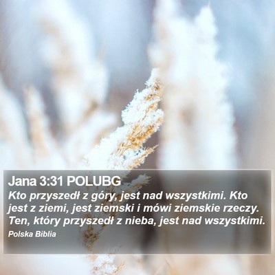 Jana 3:31 POLUBG Bible Verse Image