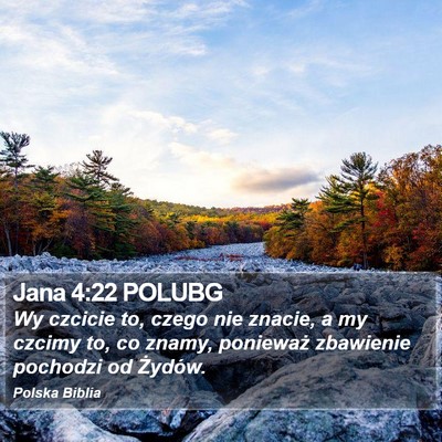 Jana 4:22 POLUBG Bible Verse Image