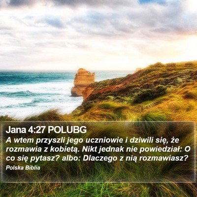 Jana 4:27 POLUBG Bible Verse Image