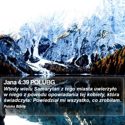 Jana 4:39 POLUBG Bible Verse Image