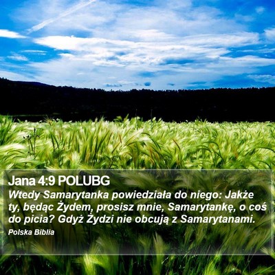 Jana 4:9 POLUBG Bible Verse Image