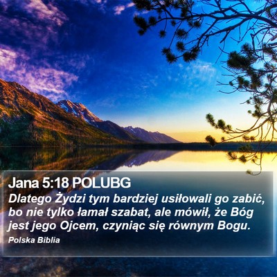 Jana 5:18 POLUBG Bible Verse Image