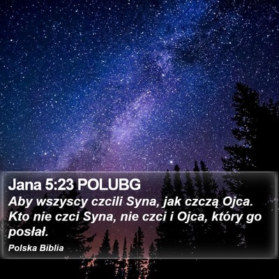 Jana 5:23 POLUBG Bible Verse Image