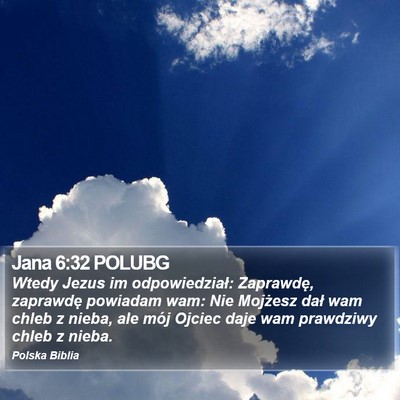 Jana 6:32 POLUBG Bible Verse Image