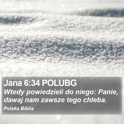 Jana 6:34 POLUBG Bible Verse Image
