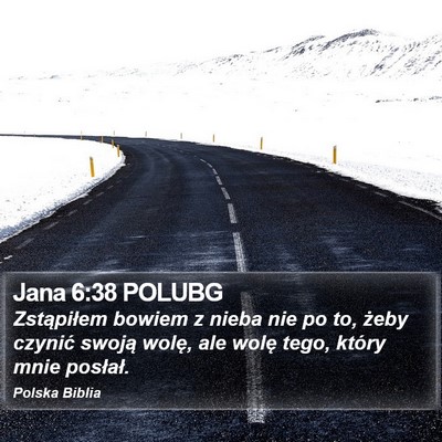 Jana 6:38 POLUBG Bible Verse Image