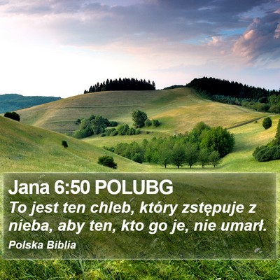 Jana 6:50 POLUBG Bible Verse Image