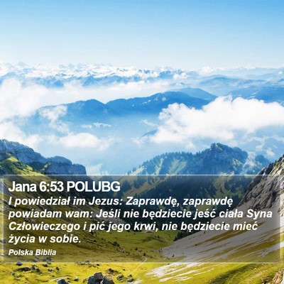 Jana 6:53 POLUBG Bible Verse Image