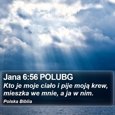 Jana 6:56 POLUBG Bible Verse Image