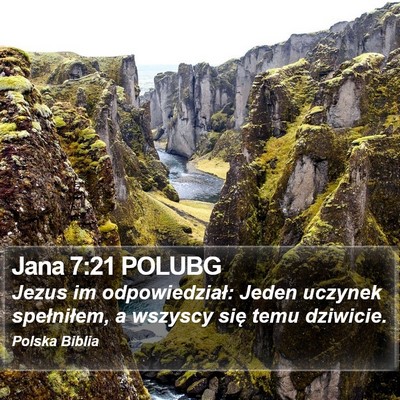 Jana 7:21 POLUBG Bible Verse Image