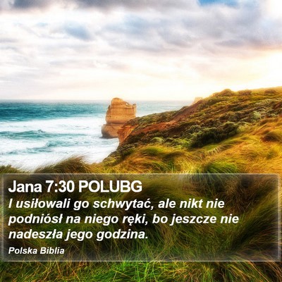 Jana 7:30 POLUBG Bible Verse Image