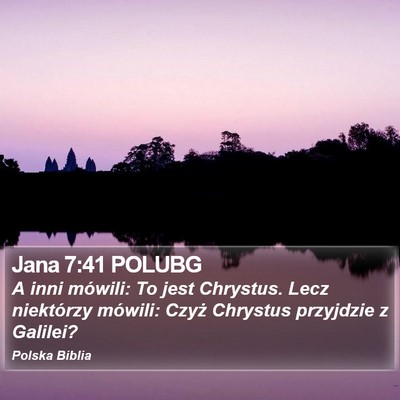 Jana 7:41 POLUBG Bible Verse Image