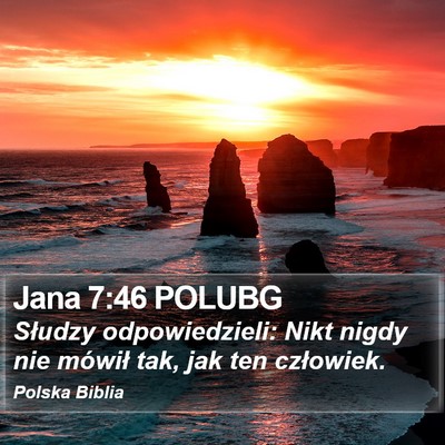 Jana 7:46 POLUBG Bible Verse Image