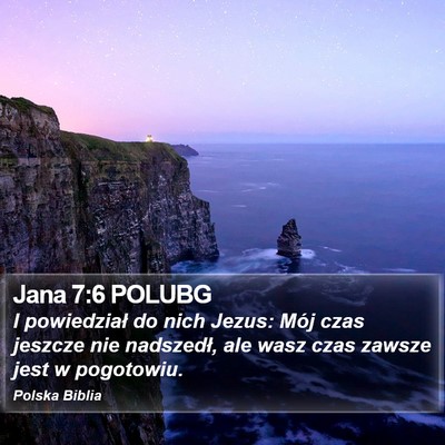 Jana 7:6 POLUBG Bible Verse Image