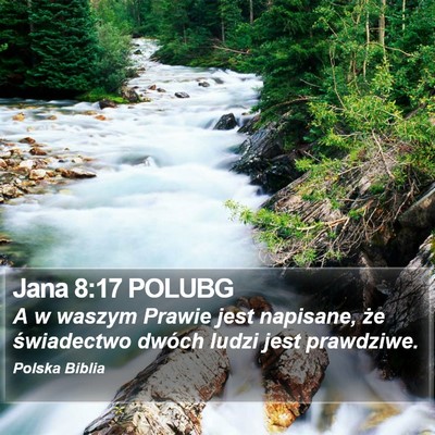 Jana 8:17 POLUBG Bible Verse Image