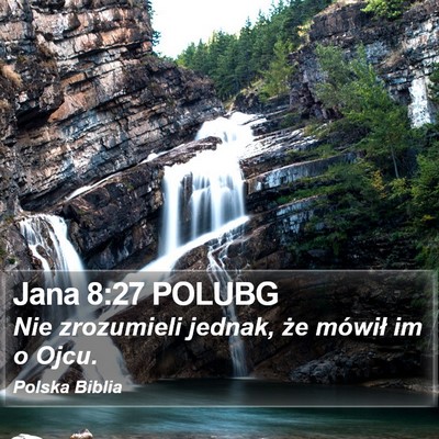Jana 8:27 POLUBG Bible Verse Image