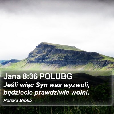 Jana 8:36 POLUBG Bible Verse Image