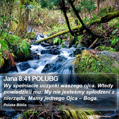 Jana 8:41 POLUBG Bible Verse Image