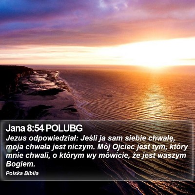 Jana 8:54 POLUBG Bible Verse Image