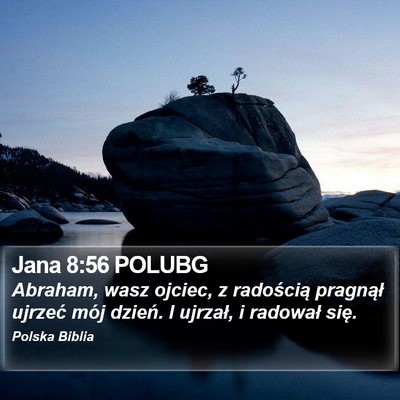Jana 8:56 POLUBG Bible Verse Image