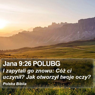 Jana 9:26 POLUBG Bible Verse Image