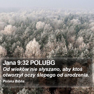 Jana 9:32 POLUBG Bible Verse Image