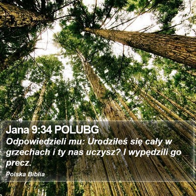 Jana 9:34 POLUBG Bible Verse Image