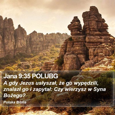Jana 9:35 POLUBG Bible Verse Image