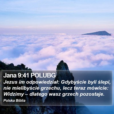 Jana 9:41 POLUBG Bible Verse Image
