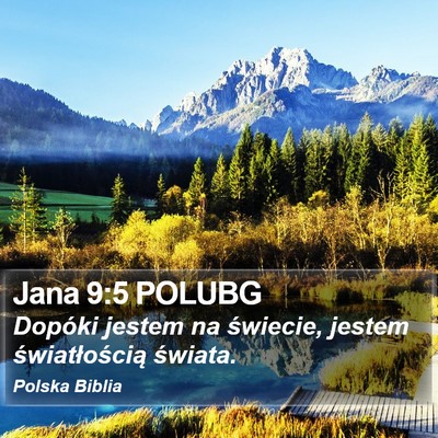 Jana 9:5 POLUBG Bible Verse Image