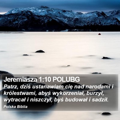 Jeremiasza 1:10 POLUBG Bible Verse Image
