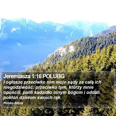 Jeremiasza 1:16 POLUBG Bible Verse Image