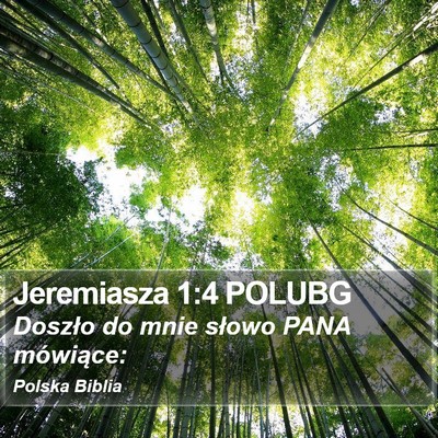 Jeremiasza 1:4 POLUBG Bible Verse Image